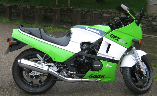 the completely restored and rebuilt GPZ 600 R
